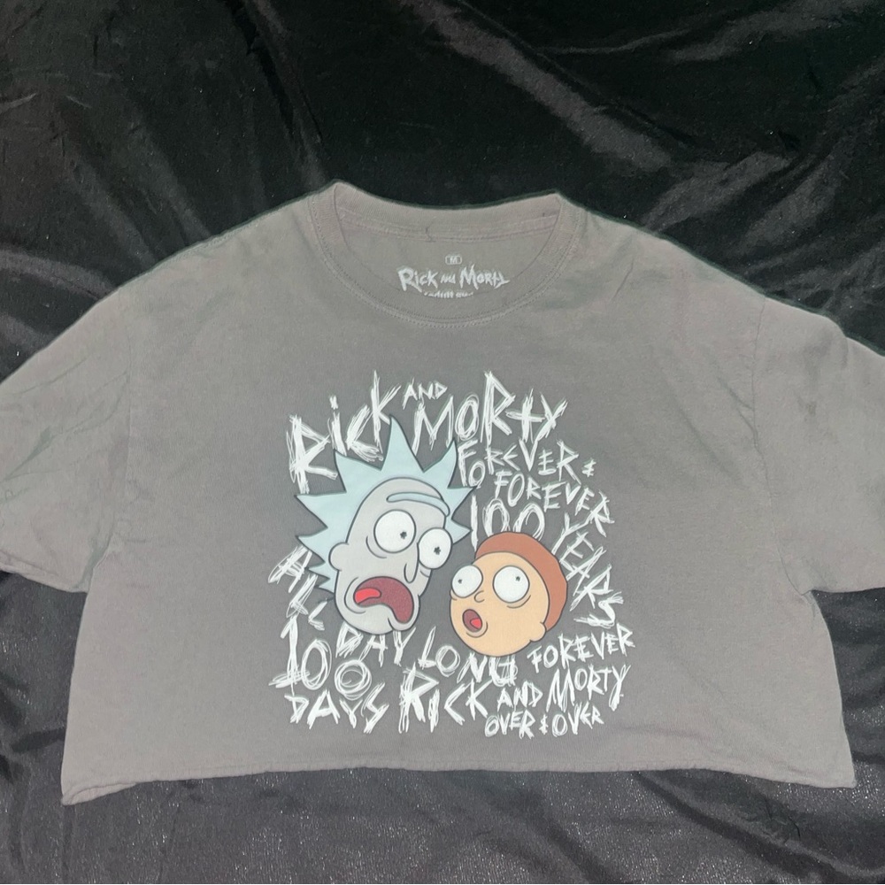 Rick and Morty Crop Top